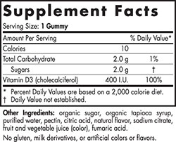 Nordic Naturals Vitamin D3 Gummies Kids